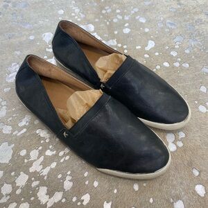 Frye Leather Melanie Slip On Shoes